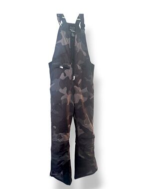 Arctic Quest Kids Camo Snow Bib Overalls, size boys M snowsuit